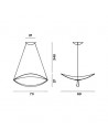 Dimension suspension Plena - Foscarini - Valente Design