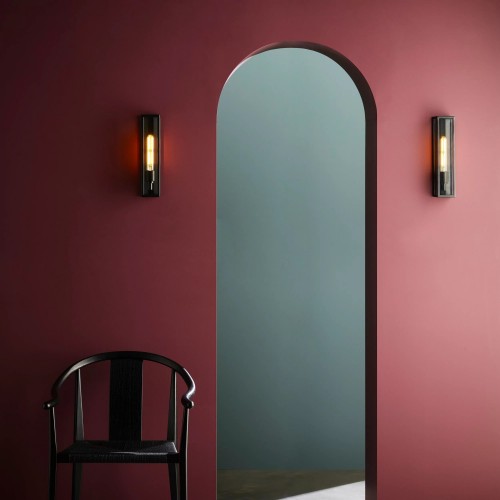 Applique extérieure Harvard noir mat mise en scène Astro lighting - Valente Design