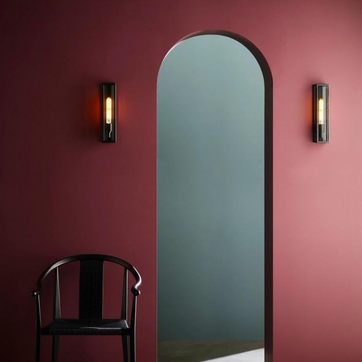 Applique extérieure Harvard noir mat mise en scène Astro lighting - Valente Design