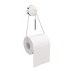Porte rouleau patère chrome et corde blanche - Bath + - Valente Design