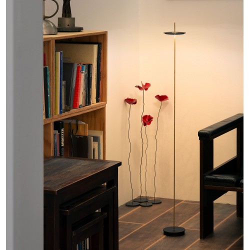 Lampe à poser Giulietta BE F noire - H110cm - Catellani et Smith - Valente Design