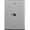 Plaque Rectangulaire Va & Vient Goutte d\'eau Nickel Brossé MELJAC - Valente Design