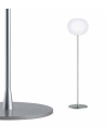 Lampadaire Glo-Ball F1 argent de Flos Valente Design Jasper Morrison détails pied