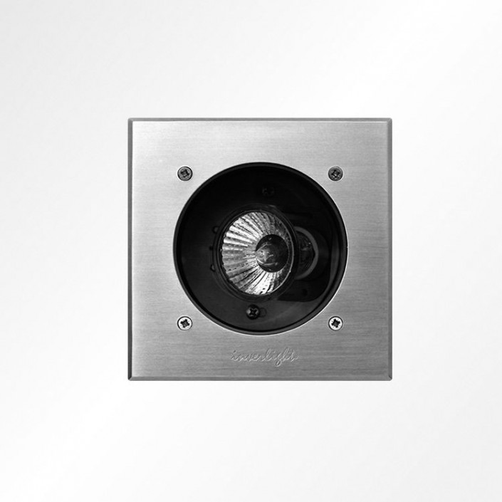 Spot Encastré Marell 13 Carré 230V en finition inox de Inverlight- Valente design