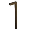 Borne sur piquet MIMI P finition Browntech Inverlight - Valente design