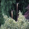 Démonstration éclairage zénithal bornes sur piquet MIMI finition browntech Inverlight - Valente design