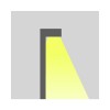 Flux lumineux borne sur piquet MIMI P Inverlight - Valente design