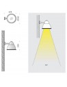 Dimensions applique Biblio LED Viabizzuno - Valente Design