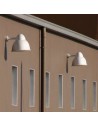Applique Biblio LED gris argent zoom  Viabizzuno - Valente Design