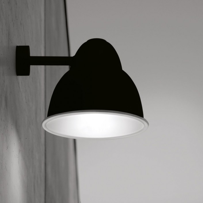 Applique Biblio LED finition noire Viabizzuno - Valente Design