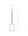 Suspension Calvi pendant 305 plan astro lighting Valente design