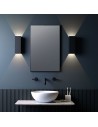 Applique Oslo 255 led noir dans salle de bain astro lighting Valente design