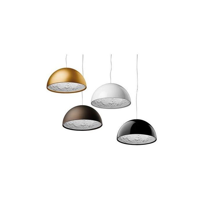 Suspension Skygarden 1 or, blanc, bronze et noir Flos Valente Design