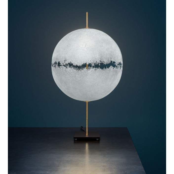 Lampe de table Postkrisi T61 en laiton pour la marque Catellani&Smith - Valente Design