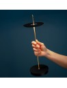 Lampe de bureau Giulietta BE T noire zoom Catellani et Smith - Valente Design