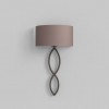 Applique Caserta bronze abat-jour oyster vue d'ensemble éteinte AstroLighting Valente Design