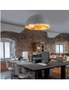 Bureau avec suspension Postkrisi 49 blanc et or CATELLANI & SMITH - Valente Design