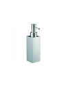 Distributeur de savon chromé de la collection Quattro - marque Bagno&associati, à retrouver chez Valente Design