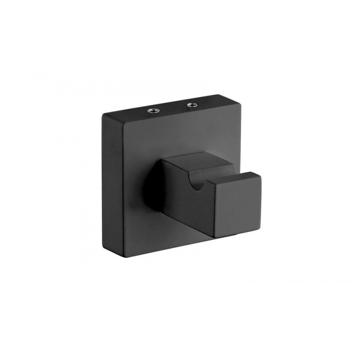 Patère crochet noir mat de la collection Quattro Bagno&associati Valente Design