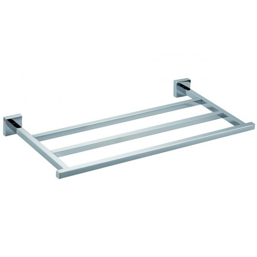 Etagère porte serviette rack 60 cm chrome de la collection Quattro Bagno&associati Valente Design