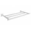 Etagère porte serviette rack 60 cm blanc mat de la collection Quattro Bagno&associati Valente Design