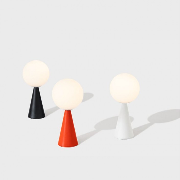 Lampe de table  Bilia Mini fontana arte  Valente Design 3 couleurs mat