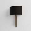 Vue d'ensemble applique Tate bronze abat-jour noir Astro Lighting Valente Design