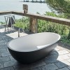 Baignoire Spoon XL de la marque Agape - Valente Design sur terrasse