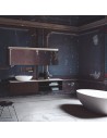 Vasque à poser Spoon XL dans la salle de bain de la marque Agape - Valente Design
