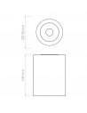 Schéma du plafonnier Kos Round concrete Astro lighting - Valente Design