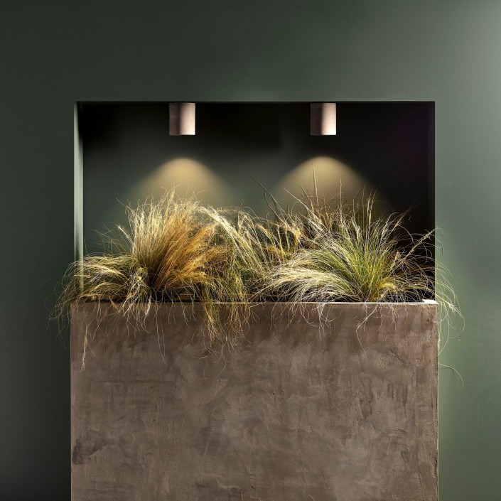 Éclairage avec le plafonnier Kos concrete Astro lighting - Valente Design