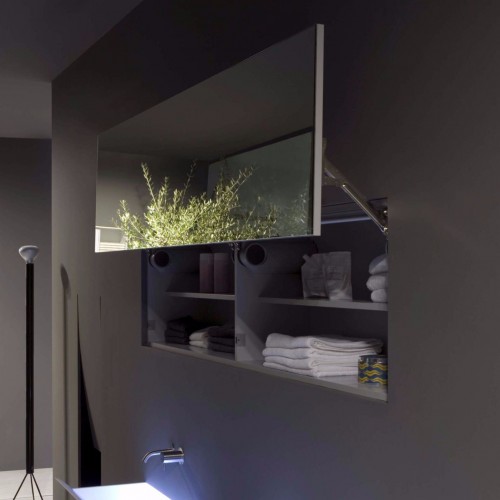 Armoire de toilette moderne Segreto de la marque italienne Antonio Lupi - Valente Design
