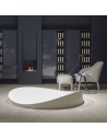 Baignoire Dune semi encastrée de la marque Antonio Lupi - Valente Design