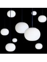 Suspension Glo-Ball S1 mise en scène show room Flos