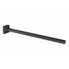 Barre porte serviette noir mat de la collection Quattro Bagno&associati Valente Design