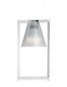 Lampe de table sculptée Light Air avec couleur cristal pour la marque Kartell vue de face - Valente Design
