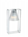 Lampe de table sculptée Light Air avec couleur cristal pour la marque Kartell vue de côté - Valente Design