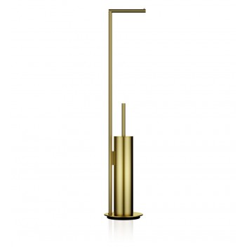 Set porte balai et porte rouleau or  - Mikado collection Decor walther
