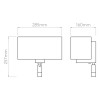 Applique Napoli reader LED Astro Lighting Valente Design