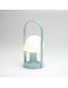 Lampe portable sans fil Followme bleu Marset - Valente Design