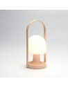 Lampe portable sans fil Followme rose Marset - Valente Design