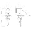 Dimension Bayville Spike Spot Astro Lighting Valente Design