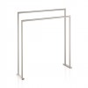Porte serviettes à poser HT5 nickel satiné  Decor Walther Valente Design