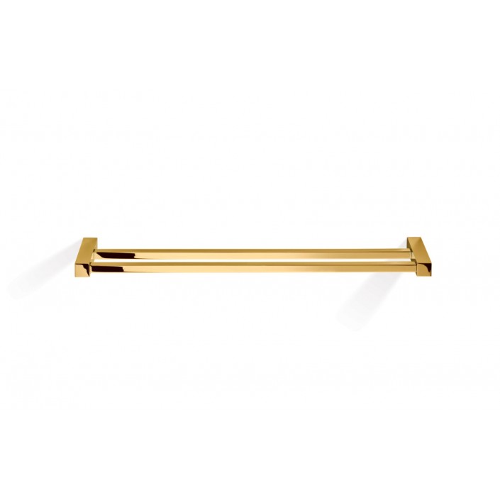 Porte serviette double 60 cm Corner CO HTD60 or Decor Walther Valente Design