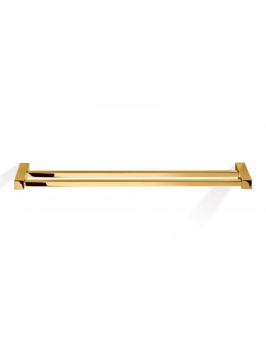 Porte serviette double 80 cm Corner CO HTD80 or Decor Walther Valente Design