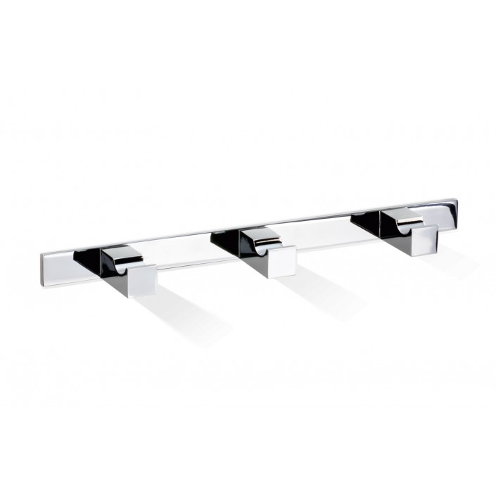 Support patère triple Corner CO HAK3 chromé  decor walther valente design