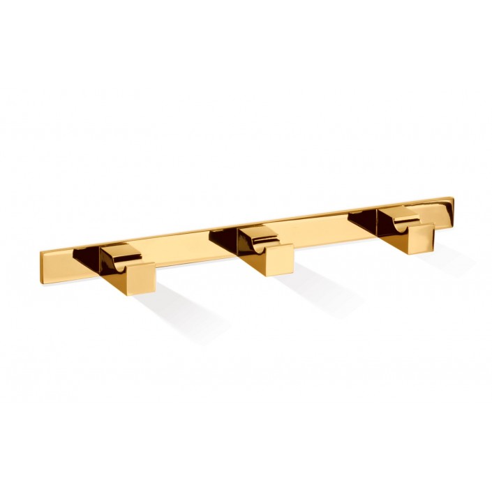 Support patère triple Corner CO HAK3 or  decor walther valente design