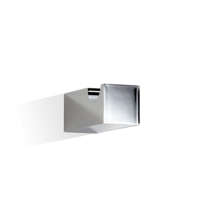Patère Corner grand modèle CO HAK4 chromé Decor Walther Valente Design vue de face