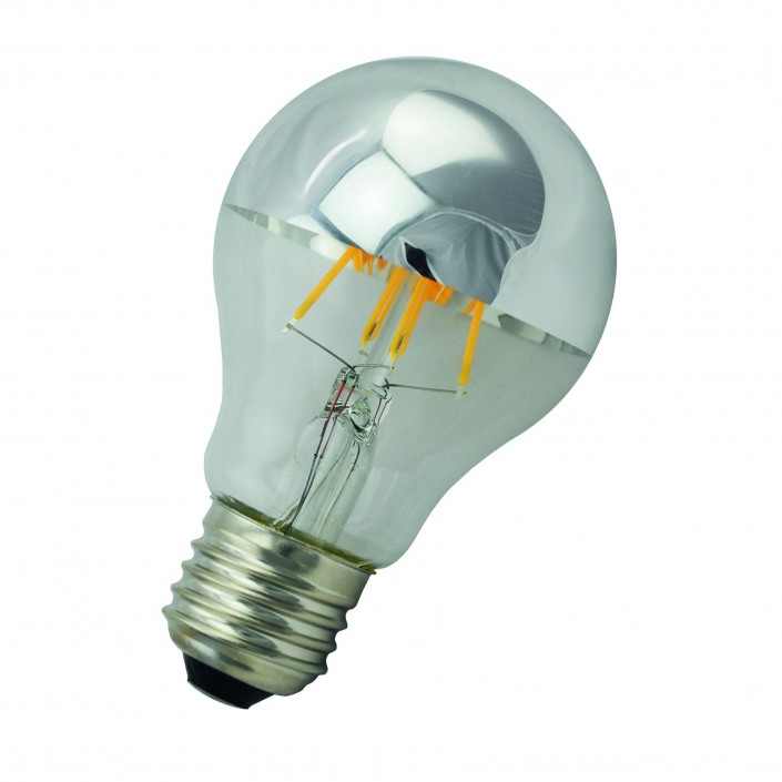 Ampoule E27 6W LED Calotte Argentée Bailey Valente Design