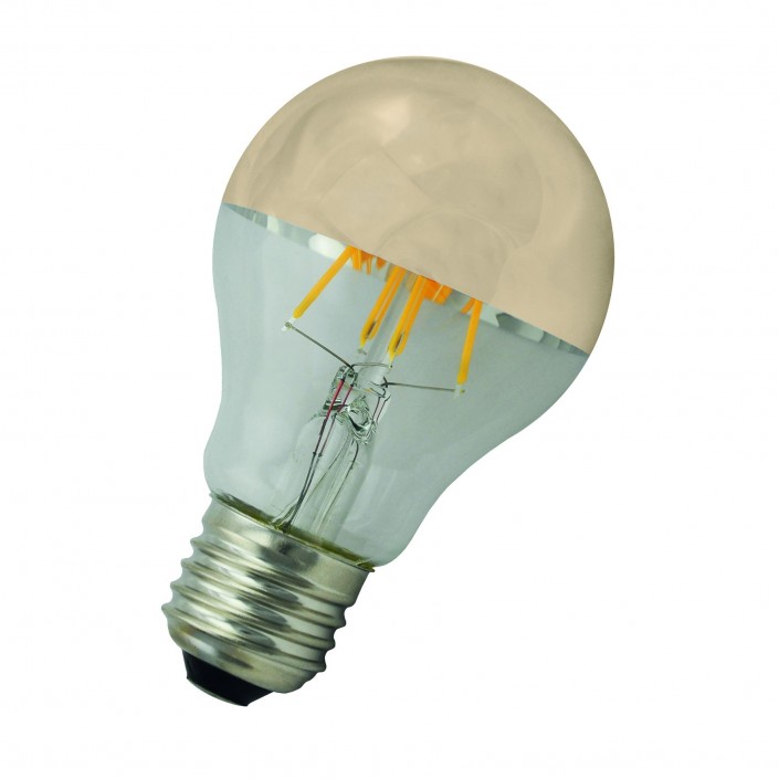 Ampoule E27 6W LED Calotte Dorée Bailey Valente Design
